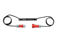 Eaton ePDU G3 In-Line Monitored - Strömövervakningsenhet (kan monteras i rack) - AC 400 V - 22 kW - 3-fas - Ethernet, RS-232 - utgångskontakter: 1 - 0U - svart EILB15