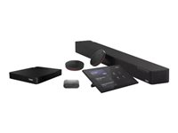 Lenovo ThinkSmart Core - Full Room Kit - paket för videokonferens - med 3 års Lenovo Premier Support + underhåll första året - Certifierad för Microsoft Teams Rooms - svart 11S3000LMT