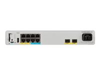 Cisco Catalyst 9200CX - Network Essentials - switch - kompakt - L3 - Administrerad - 4 x 10/100/1000 (UPOE) + 4 x 100/1000/2.5/5/10G (UPOE) + 2 x 10 Gigabit SFP+ (upplänk) - rackmonterbar - UPOE (240 W) C9200CX-8UXG-2XH-E