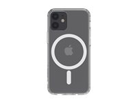 Belkin SheerForce Magnetic Anti-Microbial - Baksidesskydd för mobiltelefon - MagSafe-kompatibilitet - klar - tunn, lätt - för Apple iPhone 12 mini MSA001BTCL