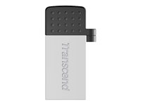 Transcend JetFlash Mobile 380 - USB flash-enhet - 32 GB - USB 2.0 - silver TS32GJF380S