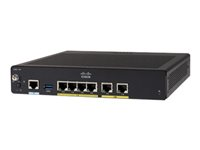 Cisco Integrated Services Router 931 - Router 4-ports-switch - 1GbE - WAN-portar: 2 C931-4P