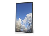 HI-ND - Hölje - liggande/stående - för platt panel - utomhus, fodral, för Samsung - låsbar - svart - väggmonterbar OW5516-1001-02