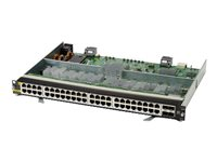 HPE Aruba Line Module - Expansionsmodul - 5GBase-T x 48 + 50 Gigabit SFP56 x 4 - för HPE Aruba 6405, 6405 48SFP+, 6405 96G, 6410 R0X41A