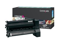 Lexmark - Magenta - original - tonerkassett LCCP, LRP - för Lexmark C780dn, C780dtn, C780n, C782dn, C782dtn, C782n, X782e C780A1MG