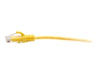 C2G 5ft (1.5m) Cat6a Snagless Unshielded (UTP) Slim Ethernet Network Patch Cable - Yellow - Patch-kabel - RJ-45 (hane) till RJ-45 (hane) - 1.5 m - 4.8 mm - UTP - CAT 6a - formpressad, hakfri - gul C2G30169