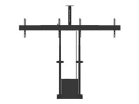 Multibrackets M Motorized Floormount - Vagn - motoriserad - för 2 LCD-skärmar/kamera - svart - skärmstorlek: 40"-65" - utmatning: DC 32 V 7350073738991