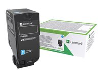 Lexmark - Lång livslängd - cyan - original - tonerkassett LCCP, LRP, Lexmark Corporate - för Lexmark CX725de, CX725dhe, CX725dthe 84C2HCE