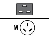 Cisco - Strömkabel - IEC 60320 C19 till SAA AS 3112 (hane) - AC 250 V - 4.3 m - Australien, Nya Zeeland - för Catalyst 4503, 4504, 4506, 4507R, 4510R CAB-A3112-C19-AUS=