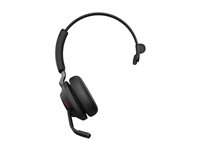Jabra Evolve2 65 UC Mono - Headset - på örat - konvertibel - Bluetooth - trådlös - USB-A - ljudisolerande - svart - med laddningsställ 26599-889-989
