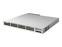 Cisco Catalyst 9300L - Network Advantage - switch - L3 - 48 x 10/100/1000 + 4 x 10 Gigabit SFP+ (upplänk) - rackmonterbar C9300L-48T-4X-A