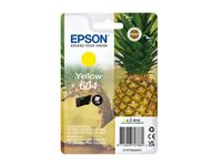 Epson 604 - 2.4 ml - gul - original - blister - bläckpatron - för Expression Home XP-2200, 2205, 3200, 3205, 4200, 4205; WorkForce WF-2910, 2930, 2935, 2950 C13T10G44010