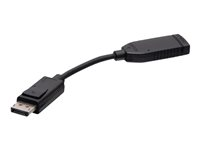 C2G DisplayPort to HDMI Dongle Adapter Converter - Adapterkabel - DisplayPort hane lött till HDMI hona lött - svart - formpressad, stöd för 4K C2G30036