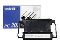 Brother PC201 - Svart - färgband - för Brother MFC-1770, MFC-1780, MFC-1870, MFC-1970; IntelliFAX 1170, 1270, 1570, 1575 PC201