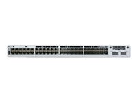 Cisco Catalyst 9300L - Network Advantage - switch - L3 - Administrerad - 36 x 10/100/1000 (UPOE) + 2 x 40Gb Ethernet + 12 x 1/2.5/5/10GBase-T - rackmonterbar - UPOE (675 W) C9300L-48UXG-2Q-A