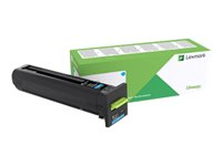 Lexmark - Ultra High Yield - cyan - original - tonerkassett LCCP, LRP, Lexmark Corporate - för Lexmark CX860de, CX860dte, CX860dtfe 82K2UCE