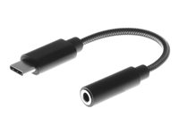Insmat - Adapter för digitalt ljud - 24 pin USB-C hane till mini-phone stereo 3.5 mm hona - aktiv 133-1032