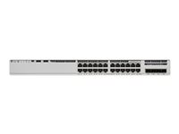 Cisco Catalyst 9200L - Network Advantage - switch - L3 - 24 x 10/100/1000 + 4 x gigabit SFP (upplänk) - rackmonterbar C9200L-24T-4G-A