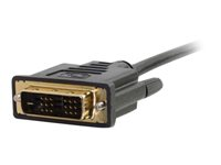 C2G 3m HDMI to DVI Adapter Cable - DVI-D Digital Video Cable - Adapterkabel - enkel länk - DVI-D hane till HDMI hane - 3 m - dubbelt skärmad - svart 82032