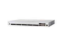 Cisco Business 350 Series CBS350-24XS - Switch - L3 - Administrerad - 20 x 10 Gigabit SFP+ + 4 x combo 10 Gigabit SFP+/RJ-45 - rackmonterbar - återanvänd CBS350-24XS-EU-RF