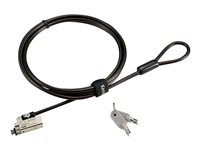 Kensington Slim NanoSaver 2.0 Keyed Laptop Lock - Lås för säkerhetskabel - nyckel för övervakare - 1.8 m K65022S