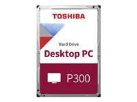 Toshiba P300 Desktop PC - Hårddisk - 6 TB - inbyggd - 3.5" - SATA 6Gb/s - 5400 rpm - buffert: 128 MB HDWD260UZSVA