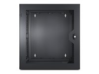 APC NetShelter WX - Rack - väggmontering - svart - 13U - 19" - för P/N: SUA1000RM2U, SUA1000RM2U-TU, SUA1000RMI2U AR100HD