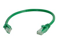 C2G Cat5e Booted Unshielded (UTP) Network Patch Cable - Patch-kabel - RJ-45 (hane) till RJ-45 (hane) - 1.5 m - UTP - CAT 5e - formpressad, hakfri, tvinnad - grön 83202