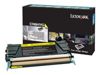Lexmark - Lång livslängd - gul - original - tonerkassett LCCP, LRP - för Lexmark C748de, C748dte, C748e C748H1YG
