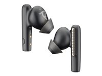 Poly Voyager Free 60 UC M - True wireless-hörlurar med mikrofon - inuti örat - Bluetooth - aktiv brusradering - kolsvart - Certifierad för Microsoft-teams 7Y8L8AA