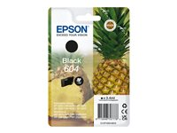 Epson 604 - 3.4 ml - svart - original - blister med RF-larm/akustiskt larm - bläckpatron - för Expression Home XP-2200, 2205, 3200, 3205, 4200, 4205; WorkForce WF-2910, 2930, 2935, 2950 C13T10G14020