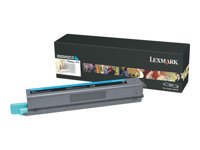 Lexmark - Lång livslängd - cyan - original - tonerkassett - för Lexmark X925de, X925de 4, X925dte X925H2CG