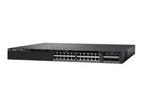 Cisco Catalyst 3650-24TS-S - Switch - L3 - Administrerad - 24 x 10/100/1000 + 4 x SFP - skrivbordsmodell, rackmonterbar WS-C3650-24TS-S