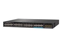 Cisco Catalyst 3650-12X48UR-S - Switch - L3 - Administrerad - 36 x 10/100/1000 (UPOE) + 12 x 100/1000/2.5G/5G/10G (UPOE) + 8 x 10 Gigabit SFP+ (upplänk) - skrivbordsmodell, rackmonterbar - UPOE (660 W) WS-C3650-12X48UR-S