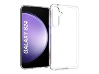 Insmat Crystal - Baksidesskydd för mobiltelefon - termoplastisk polyuretan (TPU) - klar - för Samsung Galaxy S24 650-1199