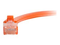 C2G Cat5e Booted Unshielded (UTP) Network Patch Cable - Patch-kabel - RJ-45 (hane) till RJ-45 (hane) - 1.5 m - UTP - CAT 5e - formpressad, hakfri, tvinnad - orange 83604