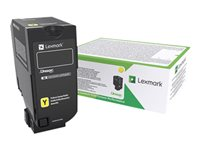 Lexmark - Lång livslängd - gul - original - tonerkassett LCCP, LRP, Lexmark Corporate - för Lexmark CX725de, CX725dhe, CX725dthe 84C2HYE