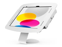 Compulocks iPad mini 8.3" Space Enclosure Core Counter Stand or Wall Mount - Monteringssats (ställ) - 45° visningsvinkel - för surfplatta - låsbar - aluminium, stål - vit - skärmstorlek: 8.3" - monteringsgränssnitt: 100 x 100 mm - väggmonterbar, bänk - för Apple iPad mini (8.3 tum) 111W830IPMSW