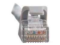 C2G Cat6 Booted Unshielded (UTP) Network Patch Cable - Patch-kabel - RJ-45 (hane) till RJ-45 (hane) - 30 cm - UTP - CAT 6 - formpressad, hakfri, tvinnad - grå 83364