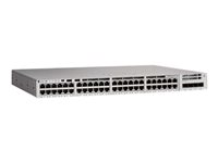 Cisco Catalyst 9200L - Network Advantage - switch - L3 - Administrerad - 12 x 100/1000/2.5G/5G/10GBase-T + 36 x 10/100/1000 (PoE+) + 4 x 10 Gigabit Ethernet - rackmonterbar - PoE+ (740 W) C9200L-48PXG-4X-A