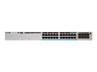 Cisco Catalyst 9300L - Network Essentials - switch - L3 - 24 x 10/100/1000 + 4 x 10 Gigabit SFP+ (upplänk) - rackmonterbar C9300L-24T-4X-E