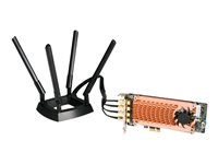 QNAP QWA-AC2600 - Nätverksadapter - PCIe 2.0 låg profil - Wi-Fi 5 - för QNAP TS-1232, 1277, 253, 453, 473, 677, 832, 853, 877, 977, TVS-2472, 473, 673, 872, 873 QWA-AC2600