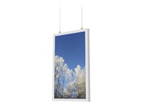 HI-ND - Monteringssats (hölje) - för LCD-display - stående - vit - skärmstorlek: 75" - takmonterbar - för Samsung QM75B CC7515-6101-01