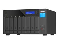 QNAP TVS-H874 - NAS-server - 8 fack - SATA 6Gb/s - RAID RAID 0, 1, 5, 6, 10, 50, JBOD, 60, RAID TP, TM - RAM 32 GB - 2.5 Gigabit Ethernet - iSCSI support TVS-H874-I7-32G