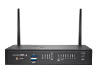 SonicWall TZ270W - Essential Edition - säkerhetsfunktion - med 3 års TotalSecure - 1GbE - Wi-Fi 5 - 2.4 GHz, 5 GHz - skrivbord 02-SSC-6853