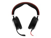 Jabra Evolve 80 UC stereo - Headset - fullstorlek - kabelansluten - aktiv brusradering 7899-829-289