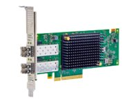 Emulex LPE36002-M64 - Värdbussadapter - PCIe 4.0 x8 låg profil - 64Gb Fibre Channel Gen 7 (Short Wave) x 2 LPE36002-M64