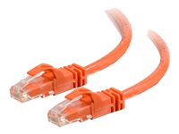 C2G Cat6 Booted Unshielded (UTP) Network Patch Cable - Patch-kabel - RJ-45 (hane) till RJ-45 (hane) - 5 m - UTP - CAT 6 - formpressad, hakfri, tvinnad - orange 83578