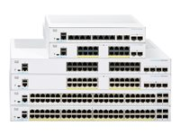 Cisco Business 250 Series CBS250-8P-E-2G - Switch - L3 - smart - 8 x 10/100/1000 (PoE+) + 2 x kombination Gigabit Ethernet/Gigabit SFP - rackmonterbar - PoE+ (67 W) CBS250-8P-E-2G-EU