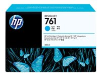 HP 761 - 400 ml - cyan - original - DesignJet - bläckpatron - för DesignJet T7100, T7200, T7200 Production Printer CM994A